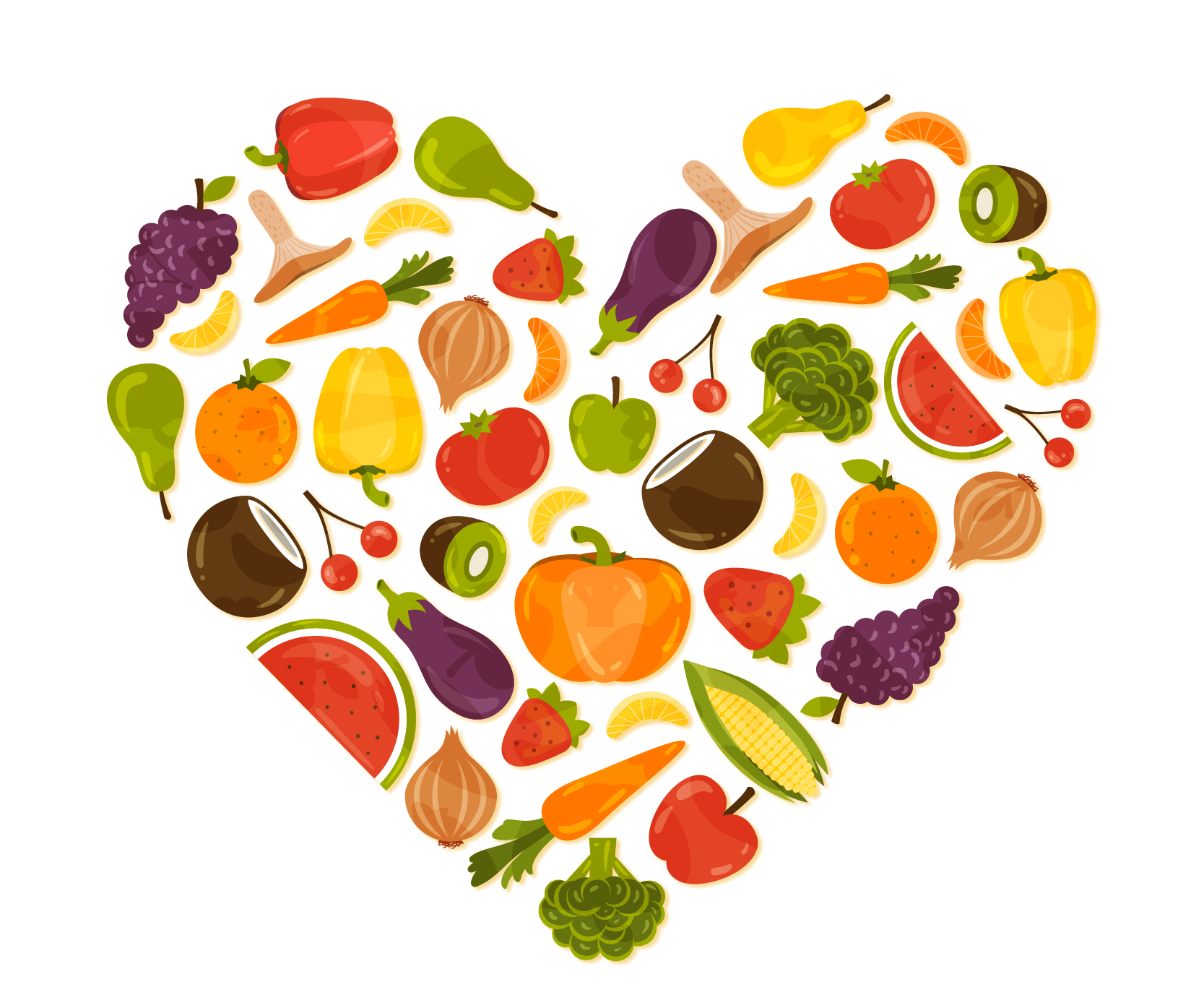 fruits and vegetables clipart - photo #44