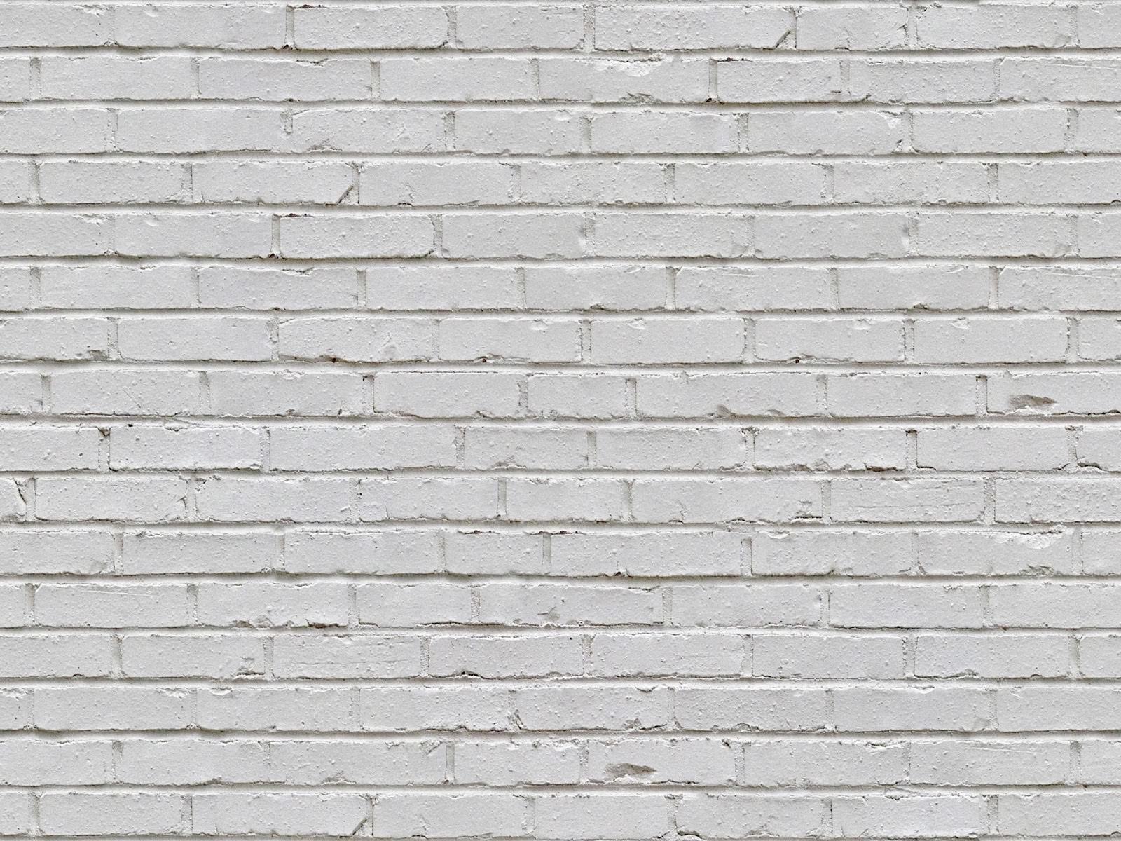 Minimalist White Brick Design for Small Space