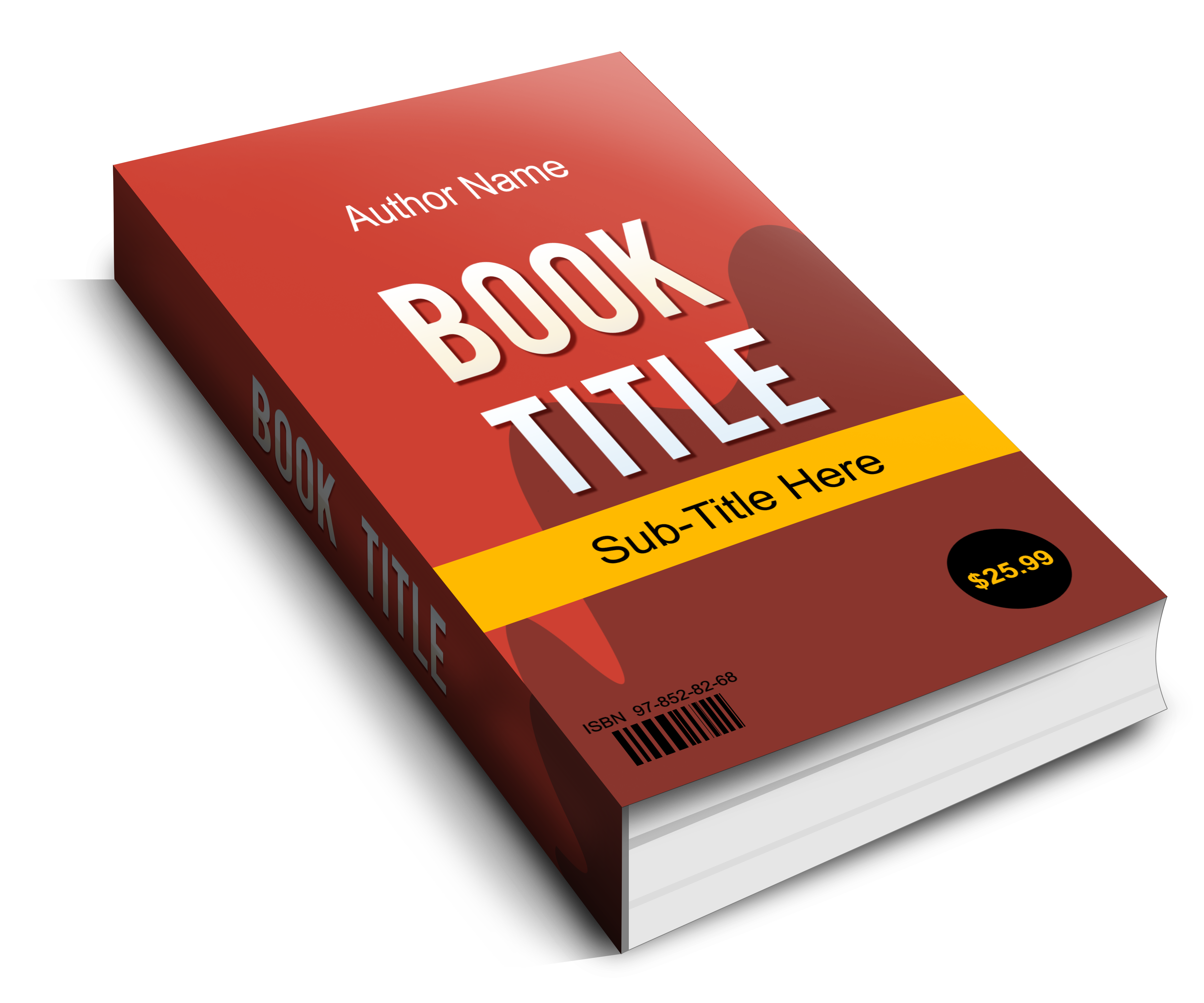 3d book cover free mockup information