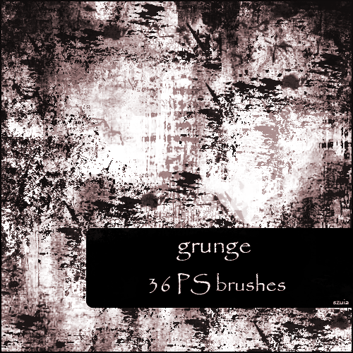 36 Grunge Brushes for Free Download