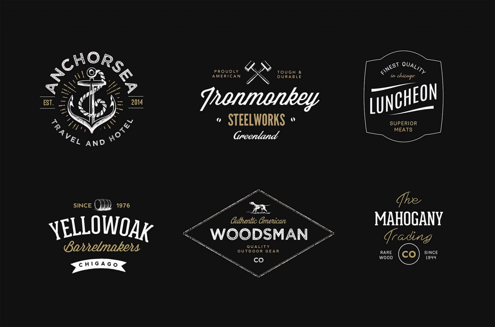 6 Free Vintage Logo Badge Templates