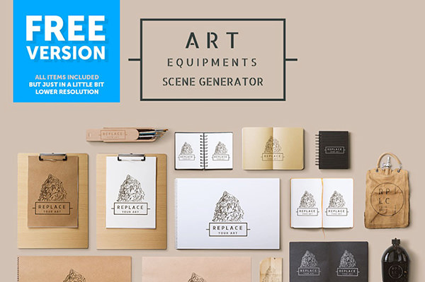 Art equipment scene generator