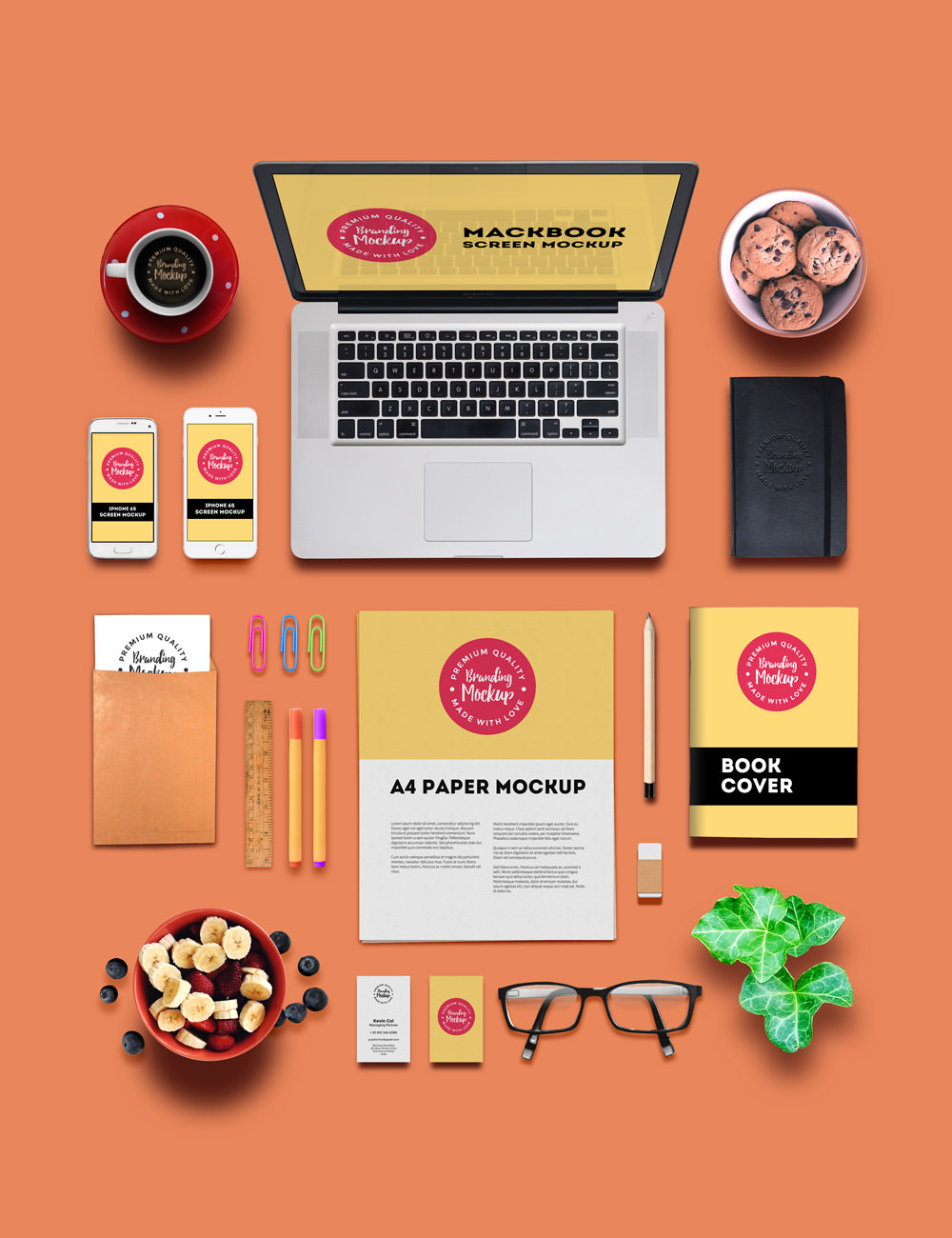 Creative Branding Identity Stationery Mockups Set