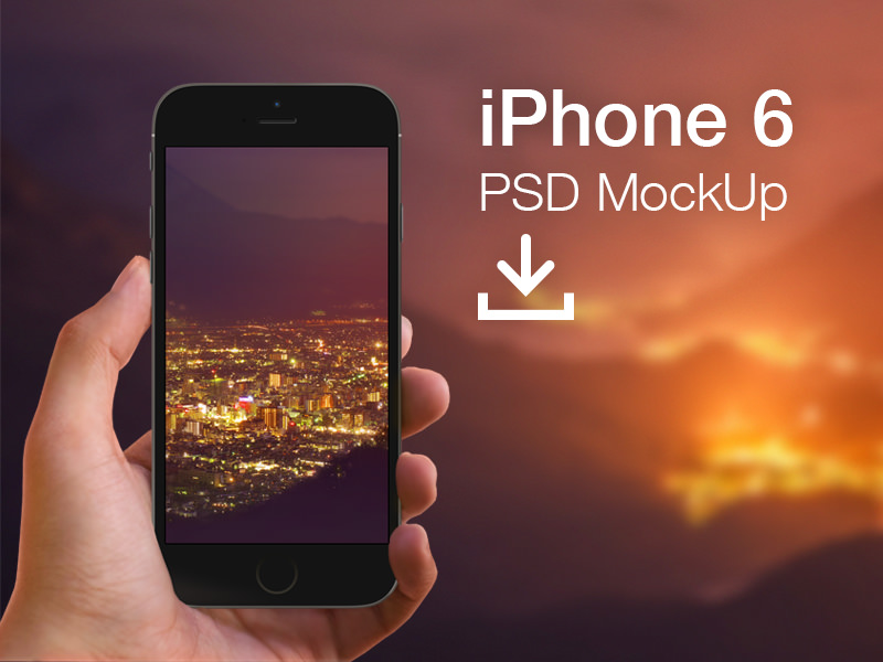 Free iPhone 6 Mockup Template9