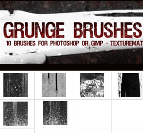 photoshop grunge brushes