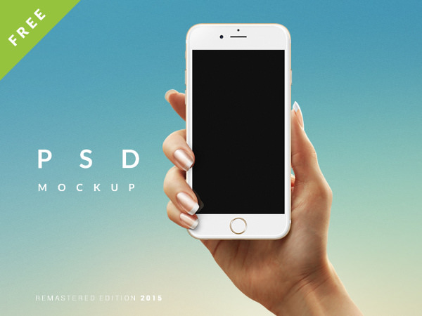 In Hand iPhone 6 mockup