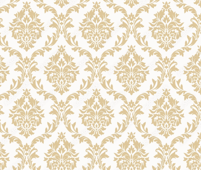 Vector seamless damask gold patterns