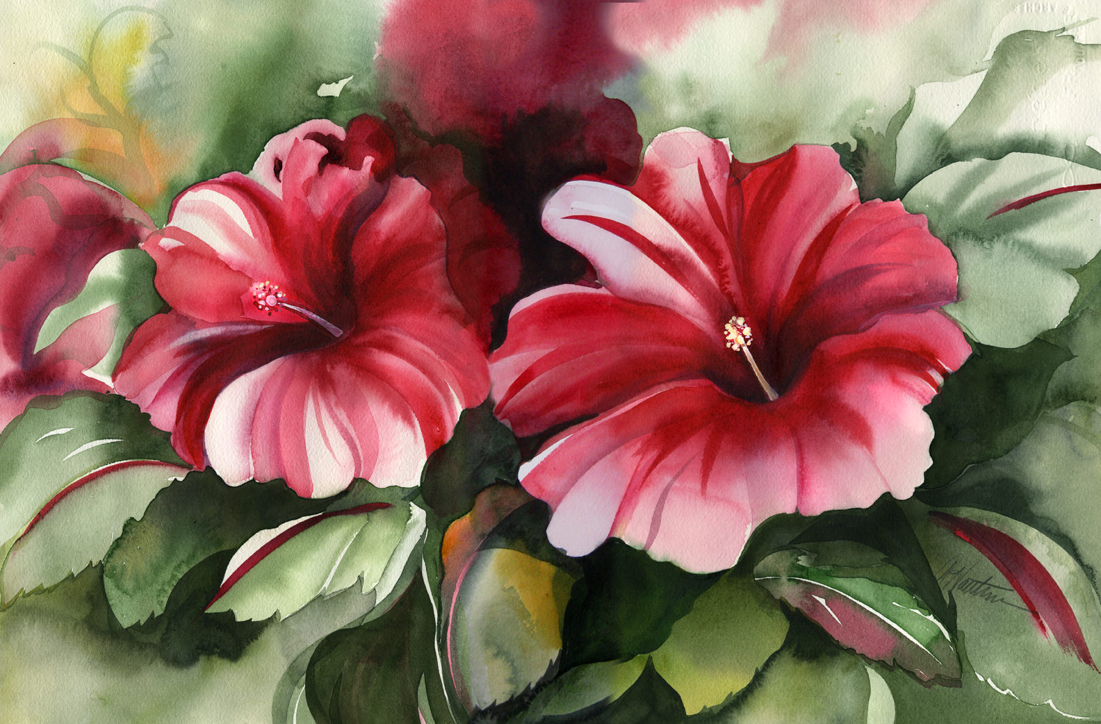 35+ Awesome Flowers Painting | Free & Premium Creatives