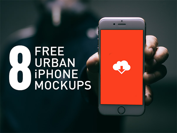 free urban iPhone mockups