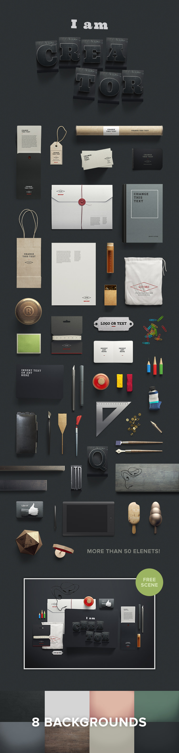 Download FREE 88+ Designer Desk Mockups in PSD | InDesign | AI ...