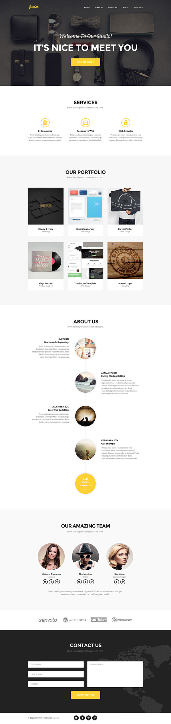 golden-one-page-psd-template