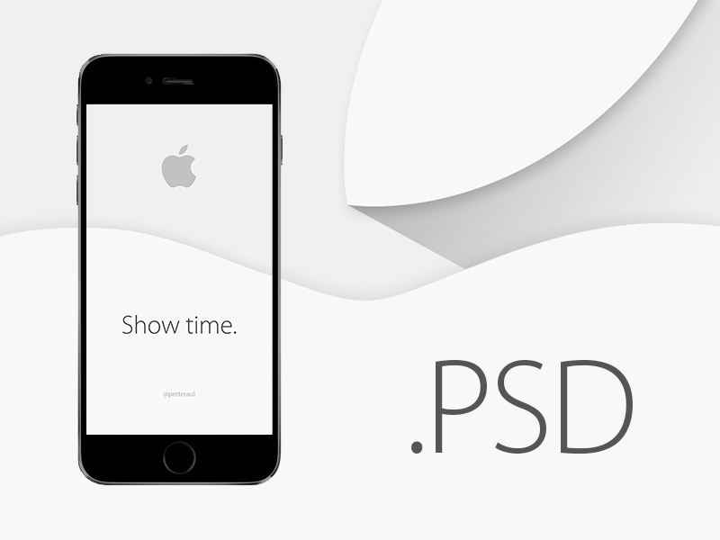 iPhone 6 Mock Up PSD