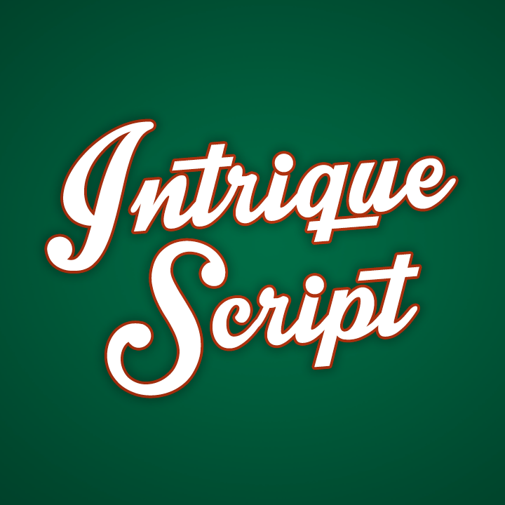 intrique_script font