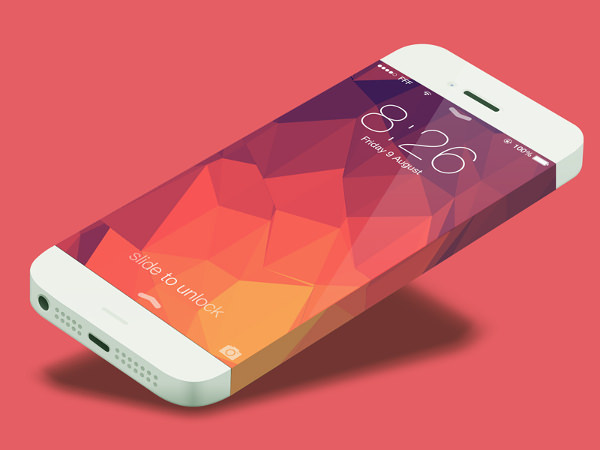 iphone 6 customizable layers mockup