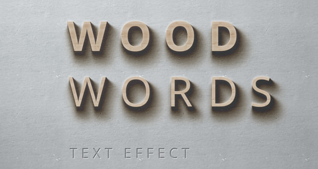 001-wood-words-text-effect-shadows-psd