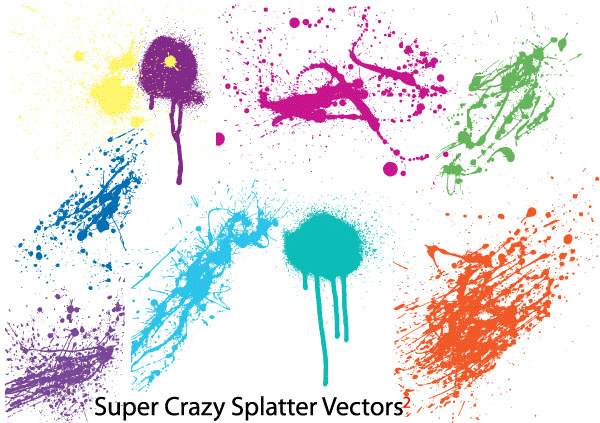 spray paint splatter brushes photoshop free download