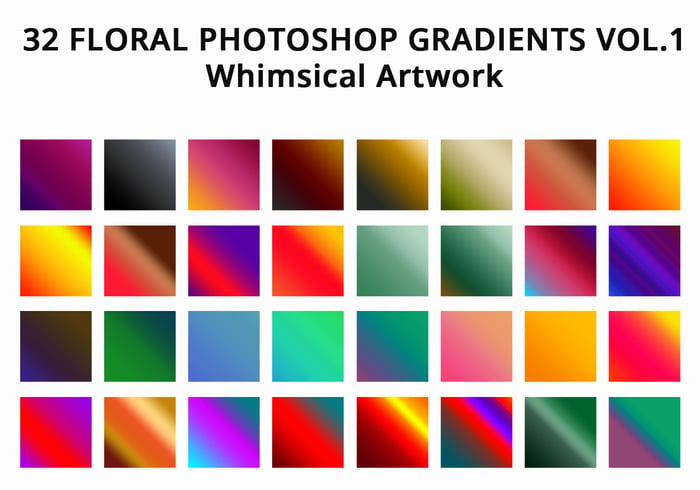 32 Photoshop Gradients for Photoshop