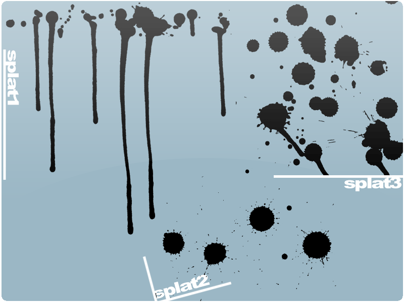 paint splatter illustrator brushes free download