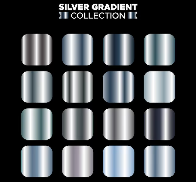 Download-Free-Silver-Gradient-Collection-png