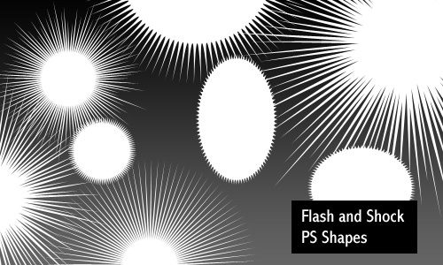 Flash_and_Shock___PS_shapes_by_screentones