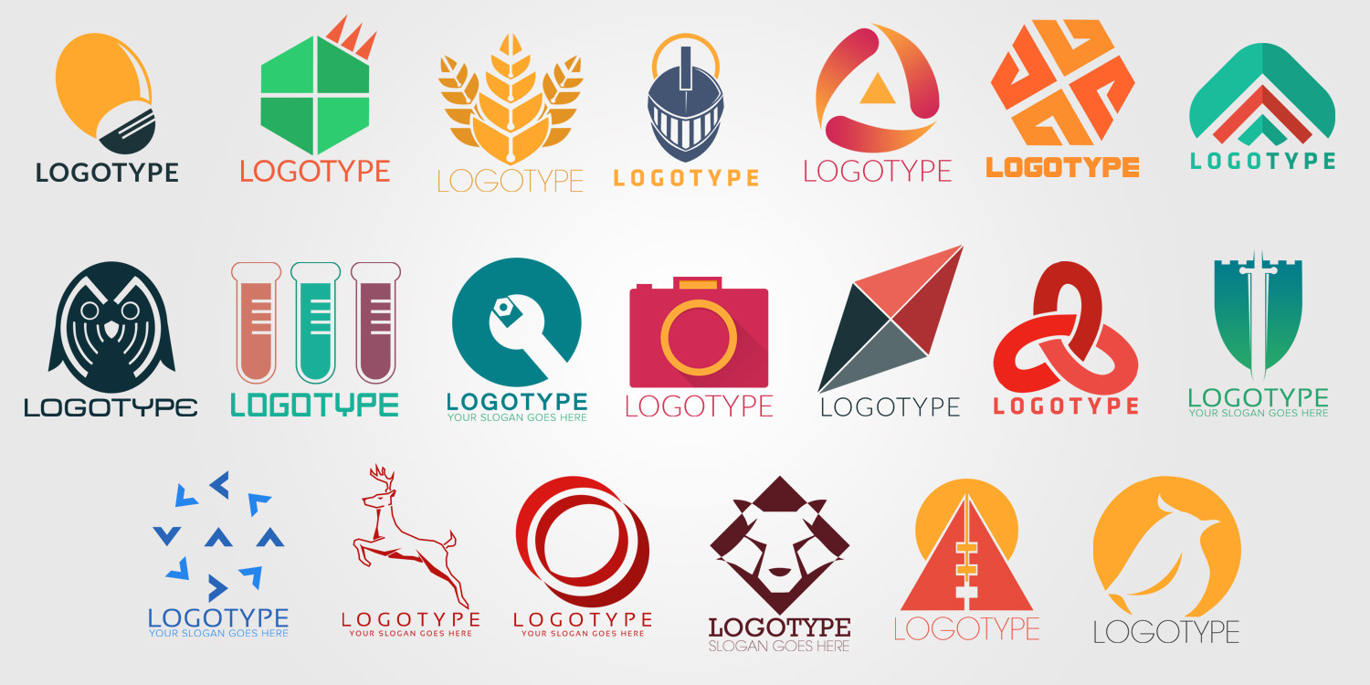 50+ Free PSD company logo Designs to Download