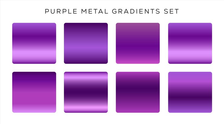 free downlode purple metal gradiant set