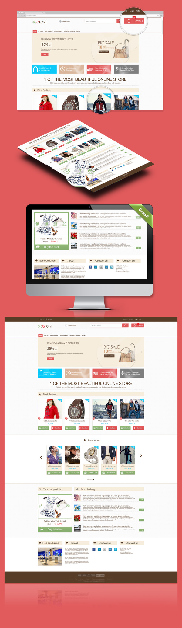 ecommerce wbsite template