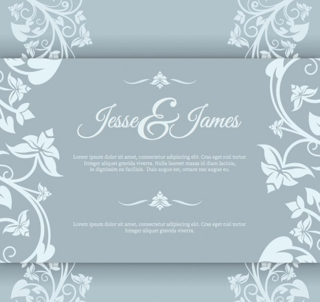 Free 16 Vector Psd Floristic Wedding Invitation Card Designs Ms Word Apple Pages Publisher Ai