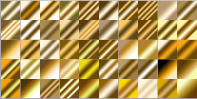 golden metal gradient