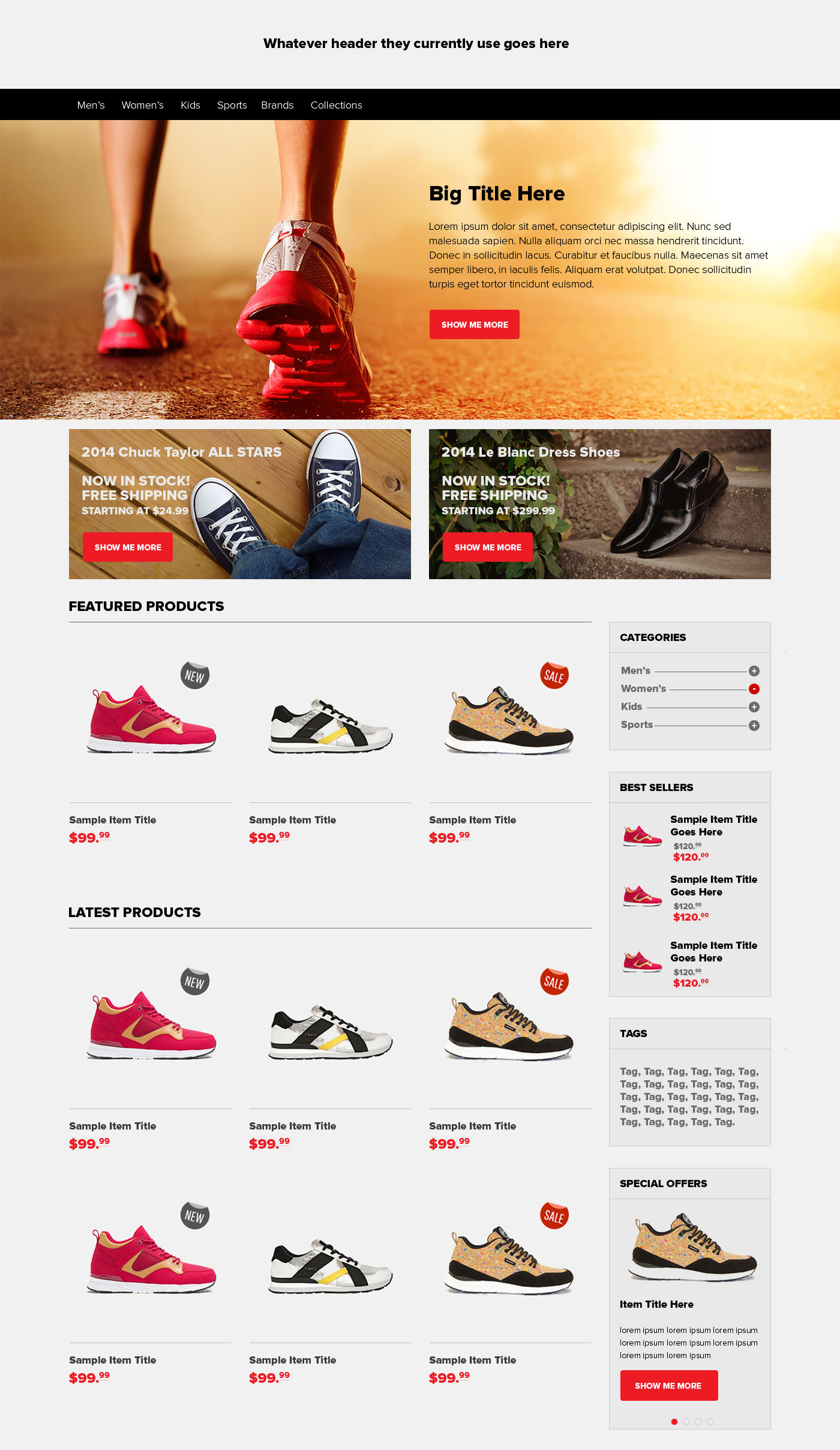 shoes ecommerce