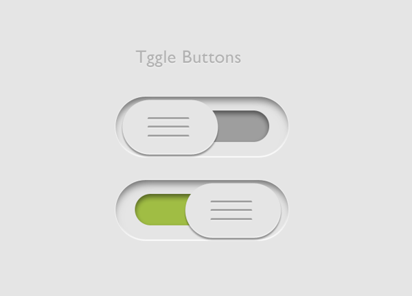 Toggle Buttons - 8+ PSD, EPS, Vector Format Download