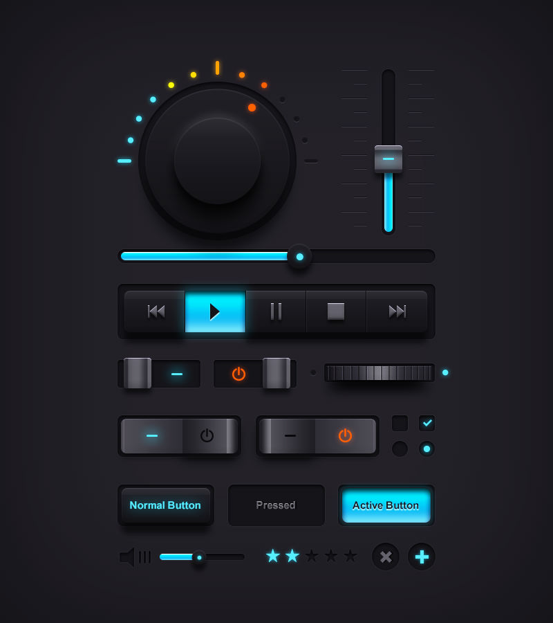 FREE 23+ PSD Audio Player Icons in SVG | PNG