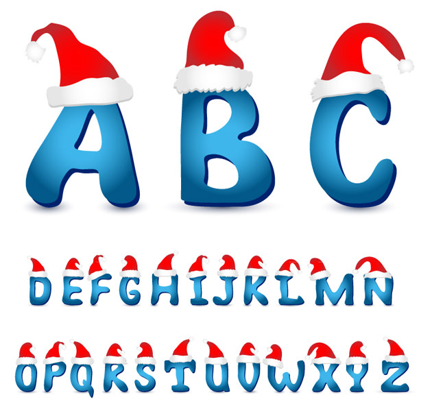 Christmas-alphabet-vector-main