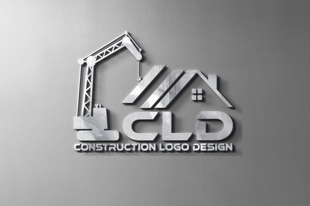 Creative Construction Company Free PSD Logo