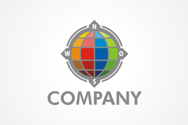 Download Free Globe Compass Logo