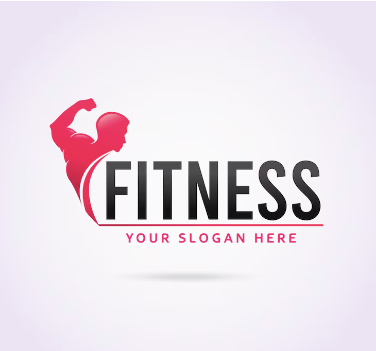 Free Psd Health Fitness Logo Design With Company Name