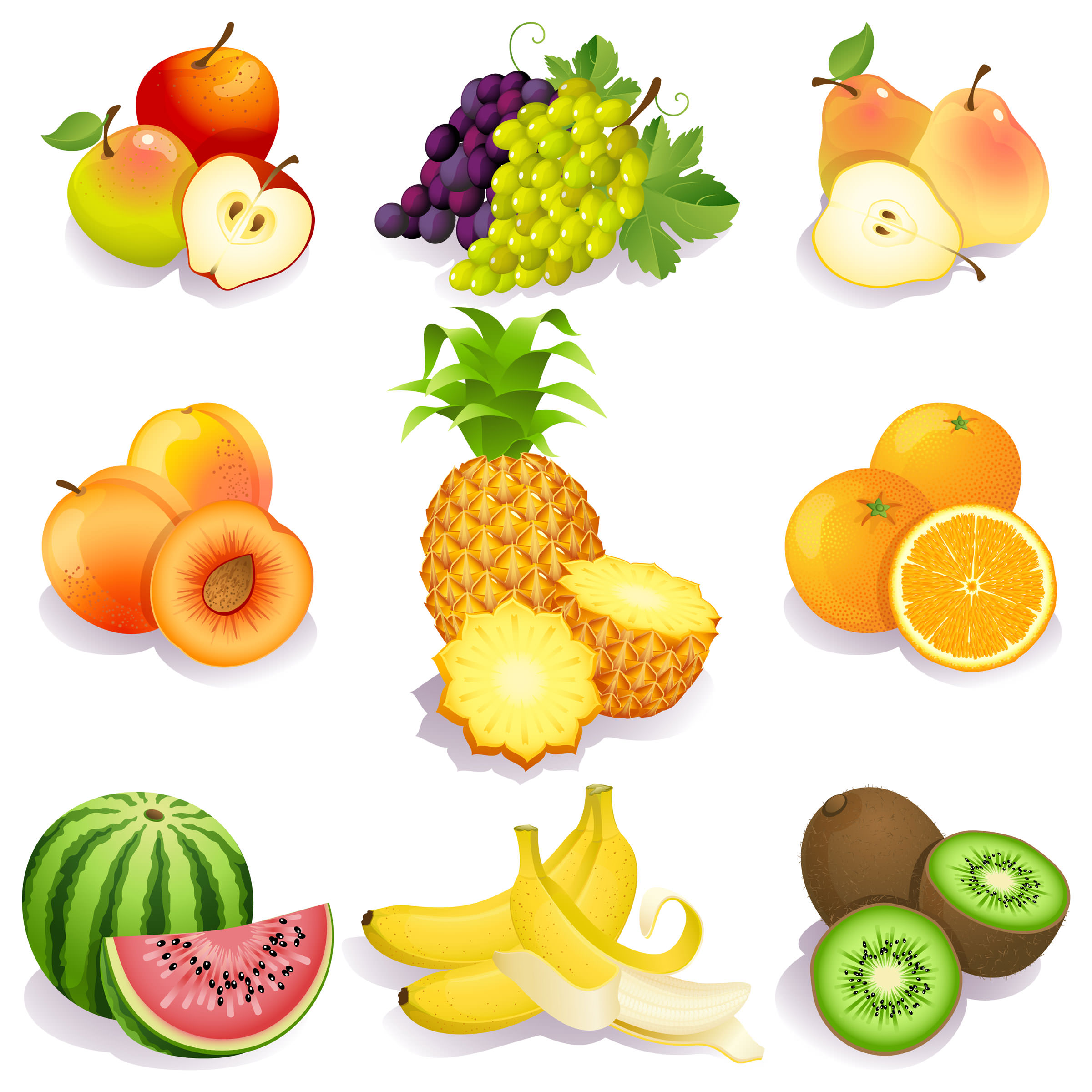 Download Download 50+ Free Vector Fruits & Vegetables Icons