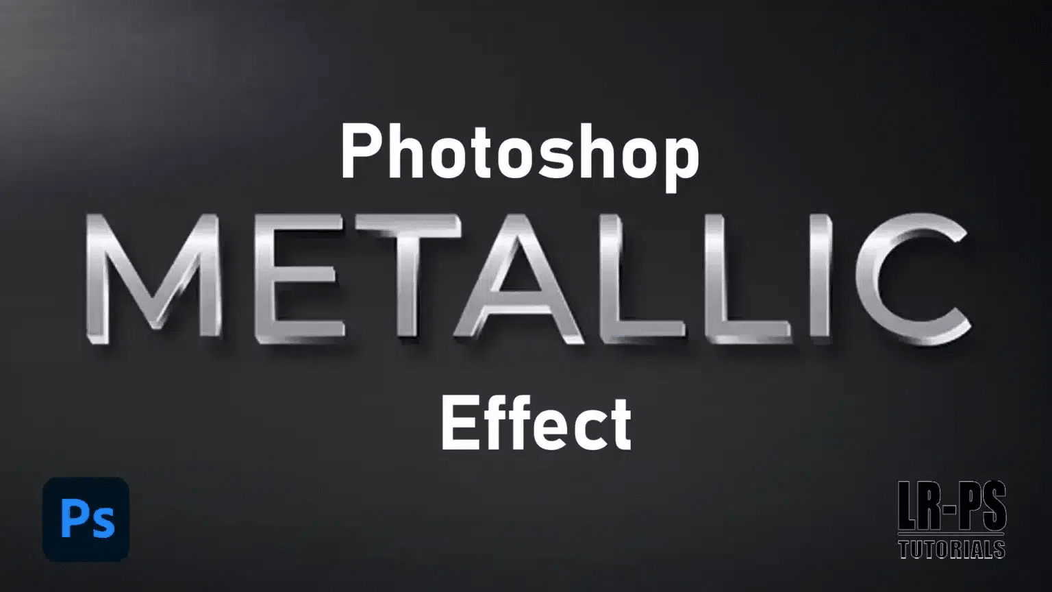 Photoshop Metallic Effect