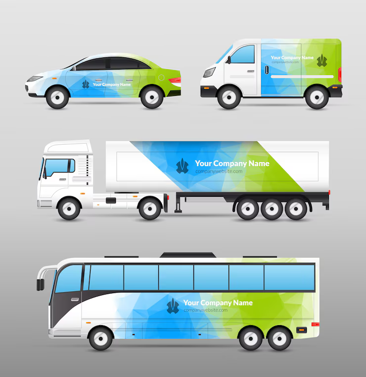 White Creative Transport Advertising Design