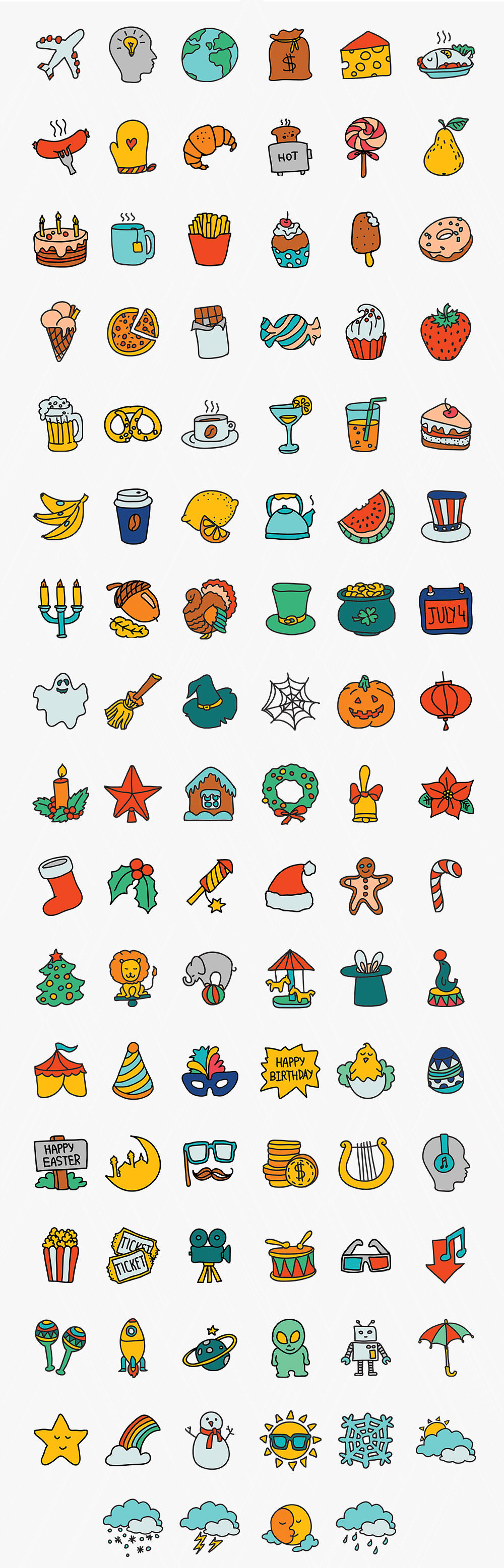 Free 240 Hand Drawn Doodle Icons In Svg Png Psd