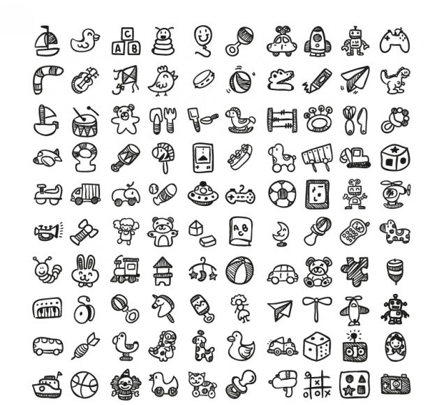 doodle-toys-icons-set_23-2147495017