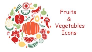 Free 50 Vector Fruits Vegetables Icons In Svg Png