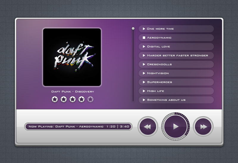 html5 audio player with playlist