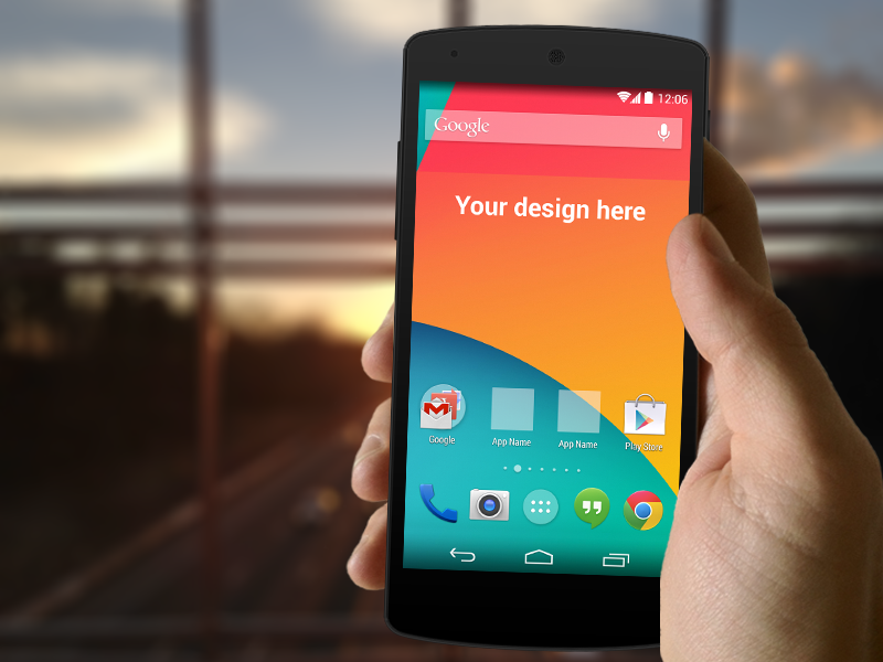 how screenshot m8 htc android one on to Phone Psd Smart In Hand Nexus Google Mockup