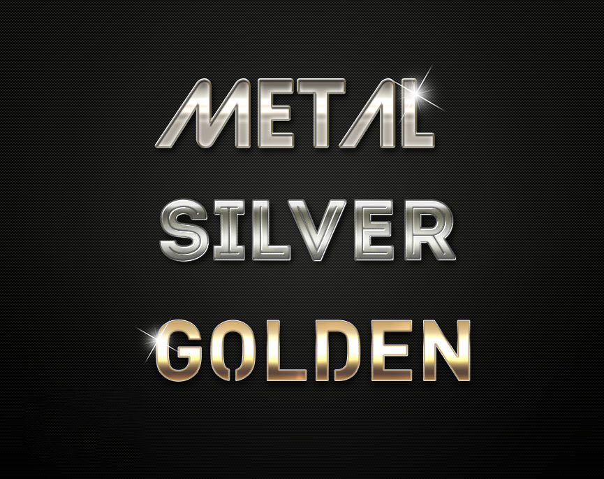 Download Free 10 Metallic Effects In Psd Ai