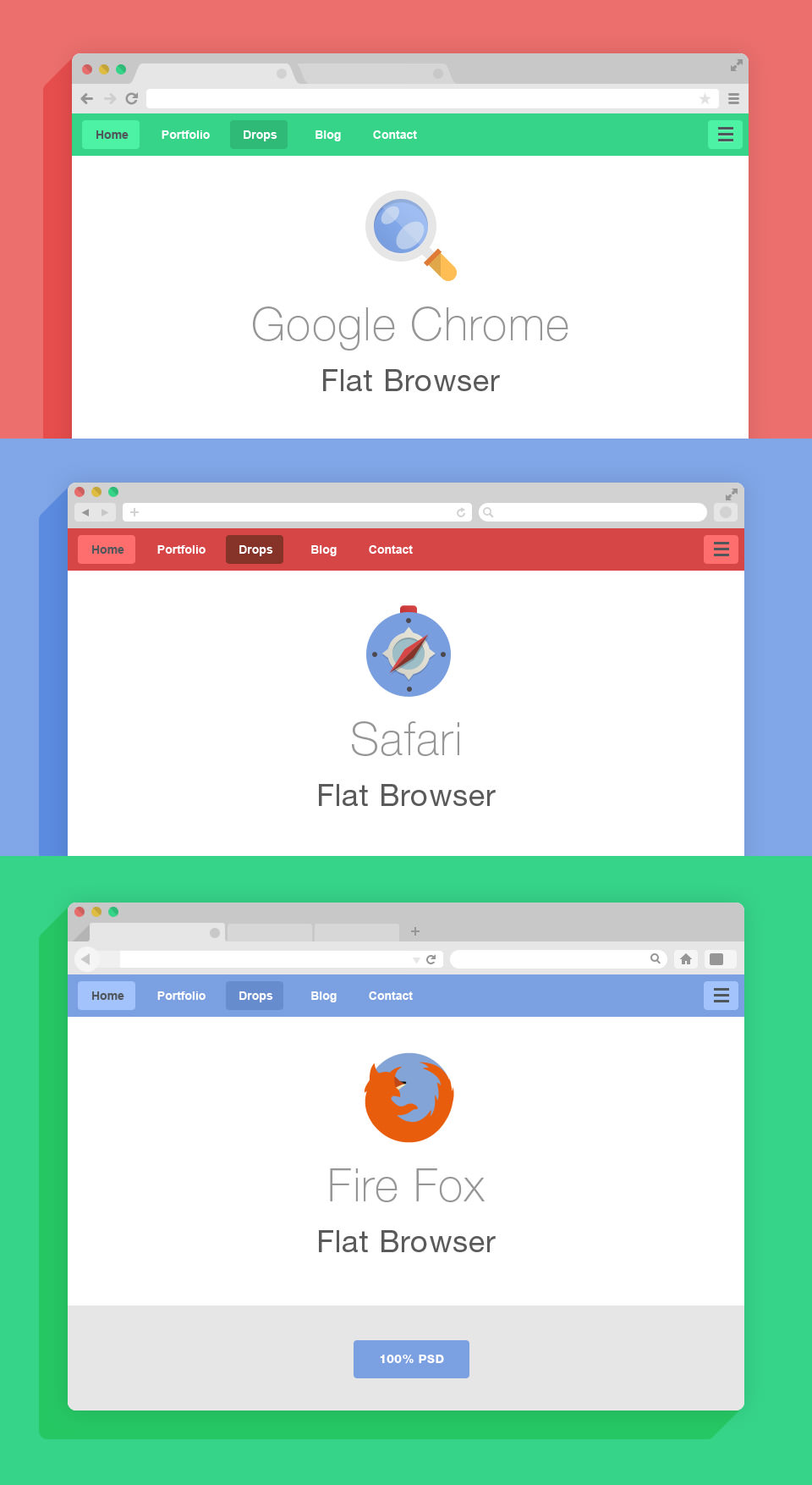 Download FREE 30+ Web Browser Mockup Designs in PSD | InDesign | AI