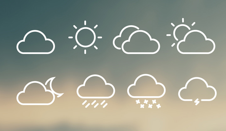 Day sun sunny weather wind windy free vector icon - Iconbolt