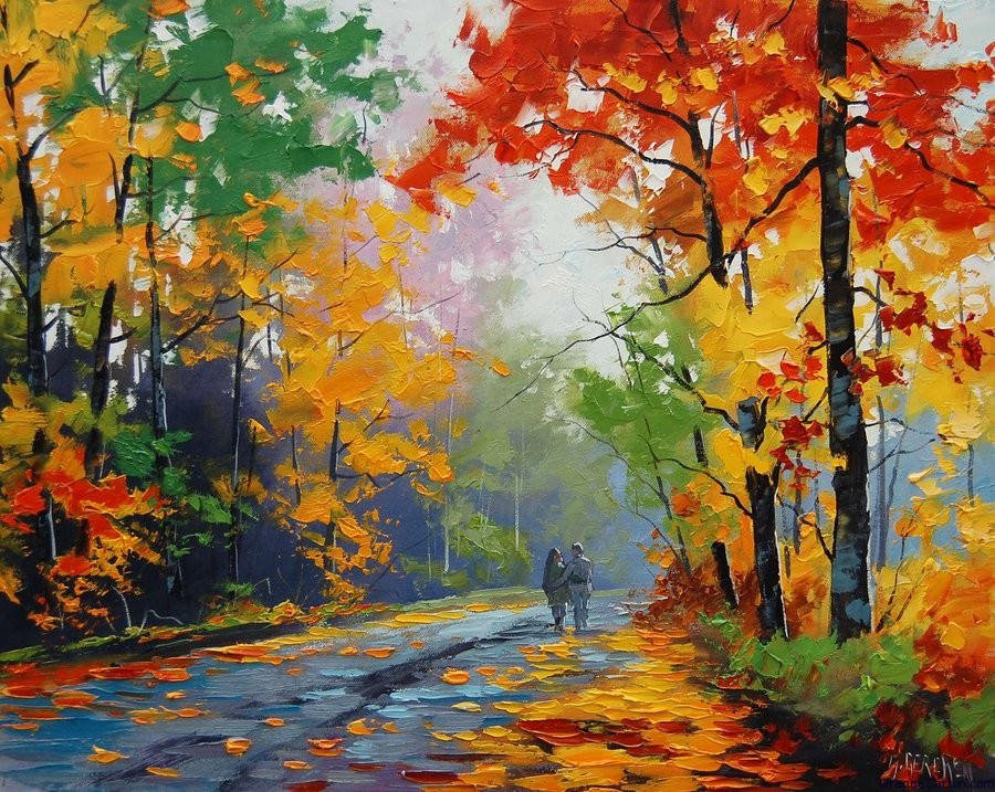 landscape scenery painting ideas