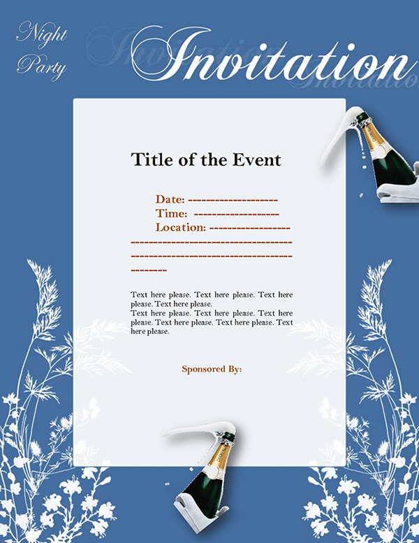 night-party-invitations