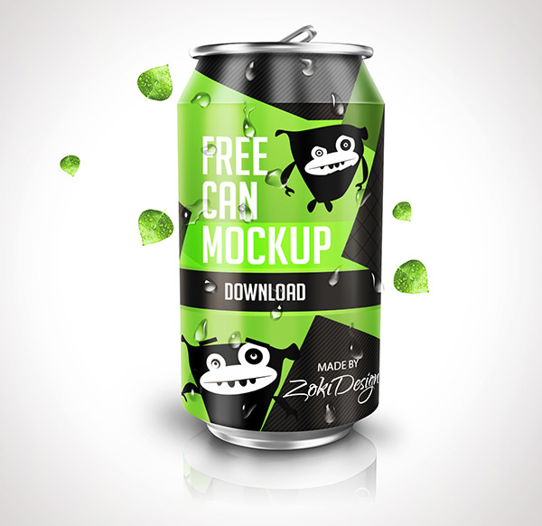 Download FREE 19+ PSD Can Mockups in PSD | InDesign | AI